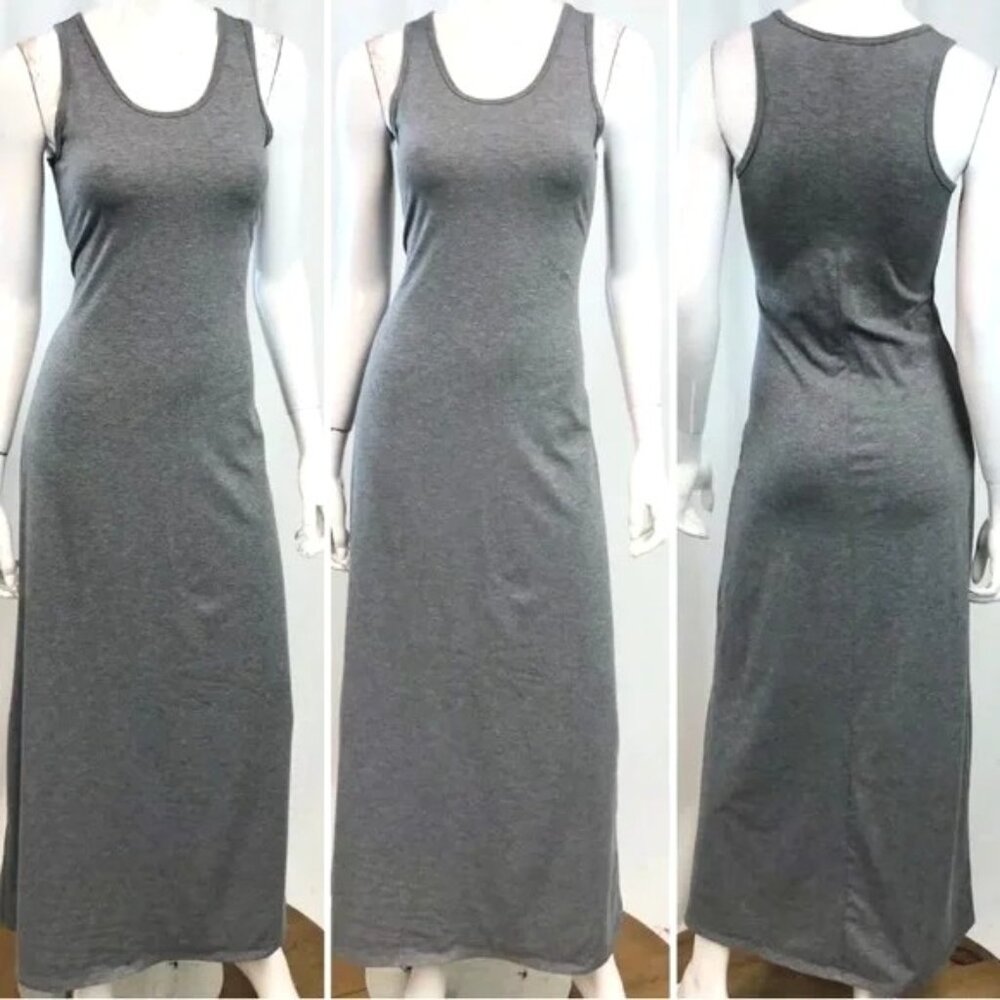 Maxi Tank Top Dress Size Medium Solid Gray LuLaRoe Dani